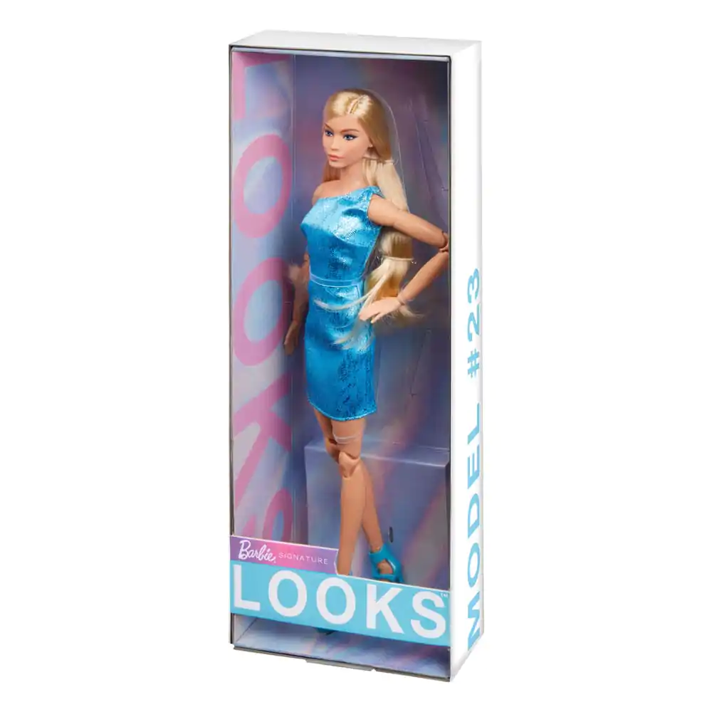 Barbie Signature Barbie Looks Doll Model #23 Blonde, Blue Dress product photo