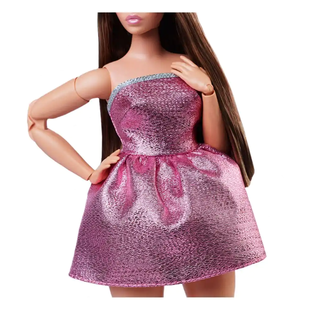 Barbie Signature Barbie Looks Doll Model #24 Curvy, Pink Mini Dress product photo