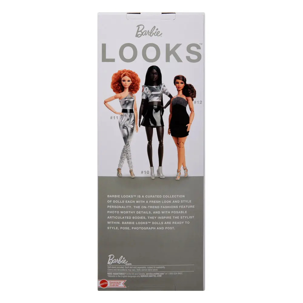 Barbie Signature Barbie Looks Doll Model #12 Curvy, Brunette Ponytail product photo