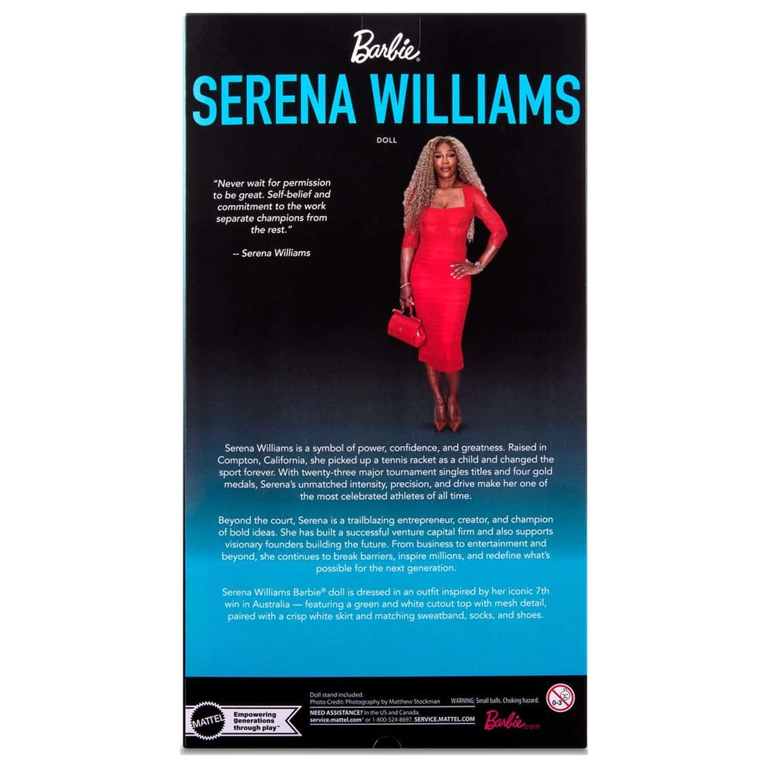 Barbie Signature Doll Serena Williams product photo