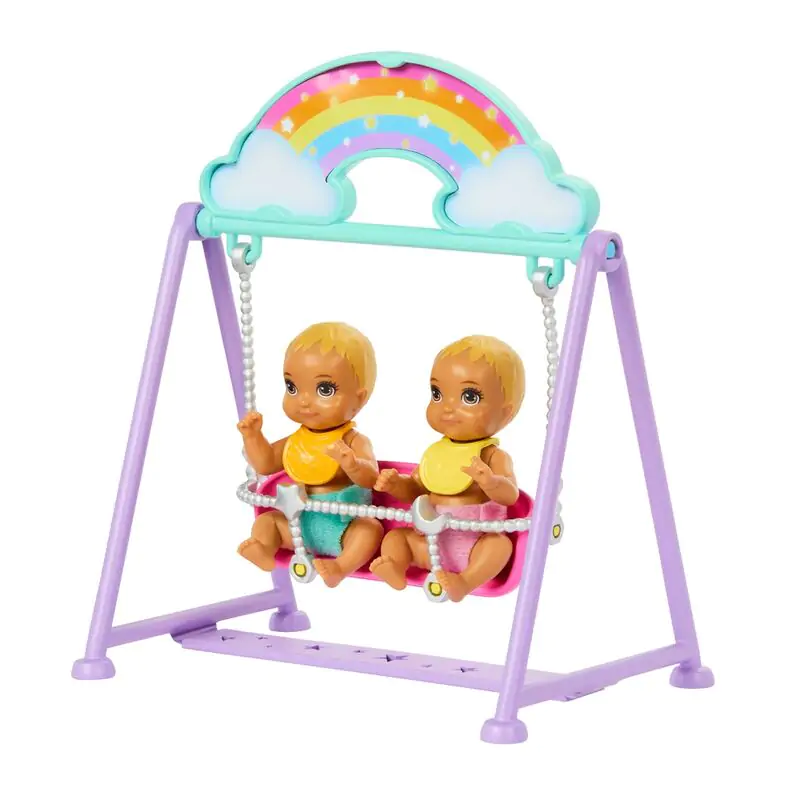 Barbie Skipper twin babysitter doll product photo
