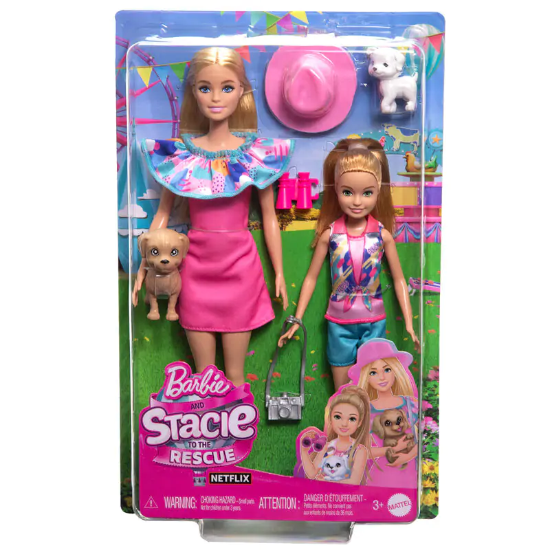 Barbie Stacie to the Rescue pack 2 dolls product photo