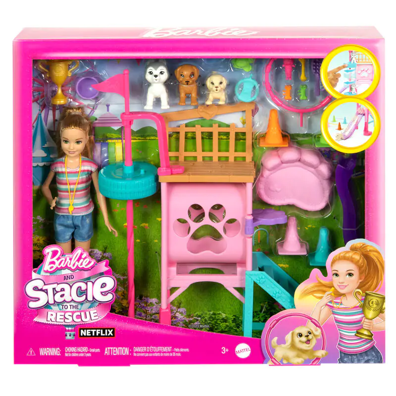 Barbie Stacie to the Rescue Puppu Playground playset + doll termékfotó