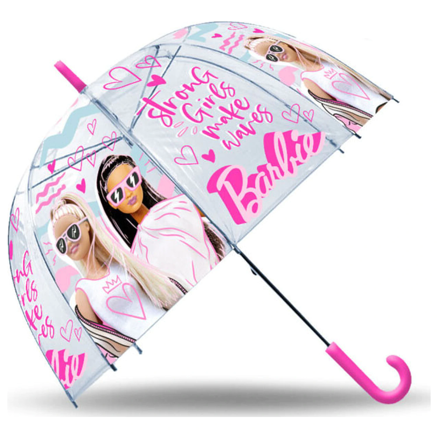 Barbie Strong Girls transparent umbrella for children Ø70 cm product photo