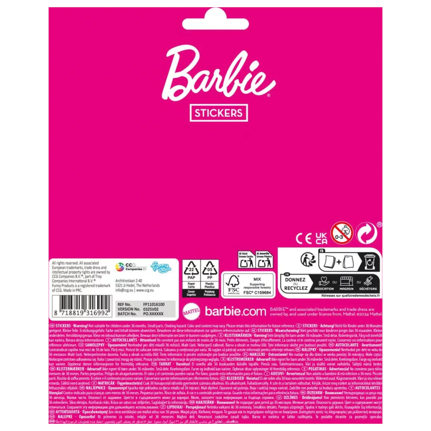 Barbie Stylish Friends sticker product photo