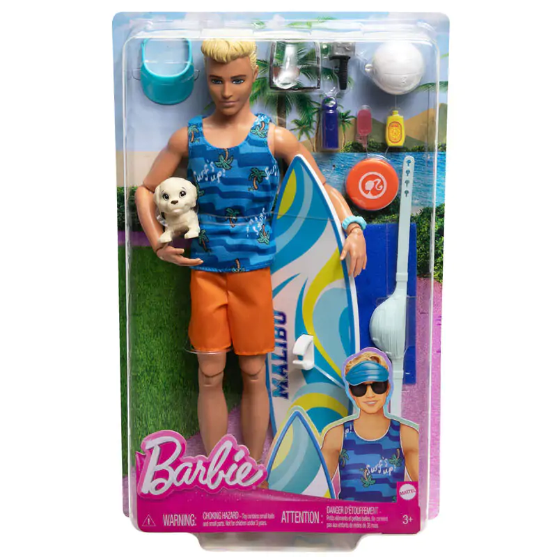 Barbie Surfboard Ken doll product photo