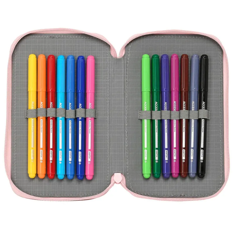 Barbie Sweet double pencil case 28pcs product photo