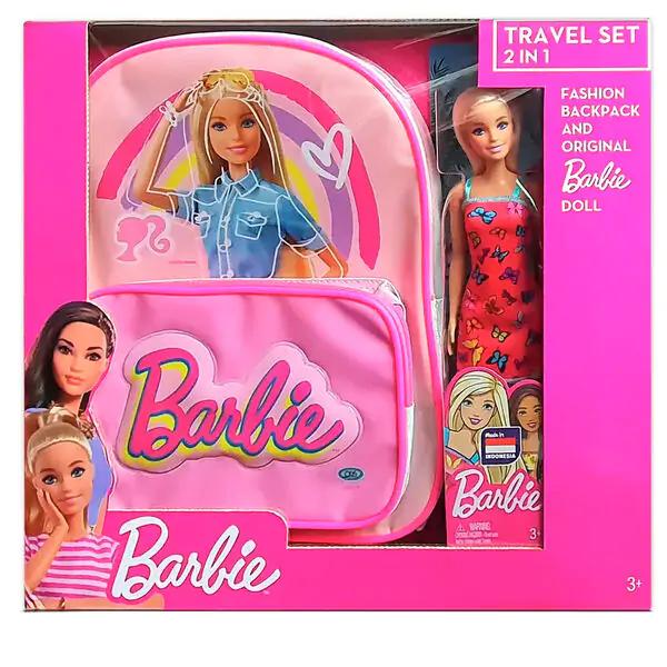 Barbie Backpack and doll product photo
