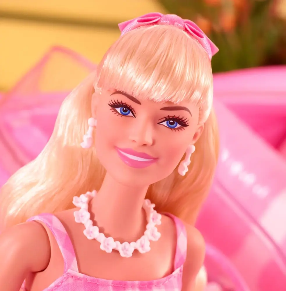 Barbie The Movie Doll Barbie in Pink Gingham Dress product photo