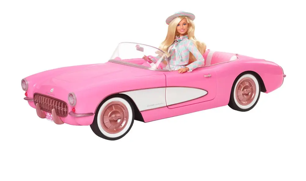 Barbie The Movie Vehicle Pink Corvette Convertible product photo