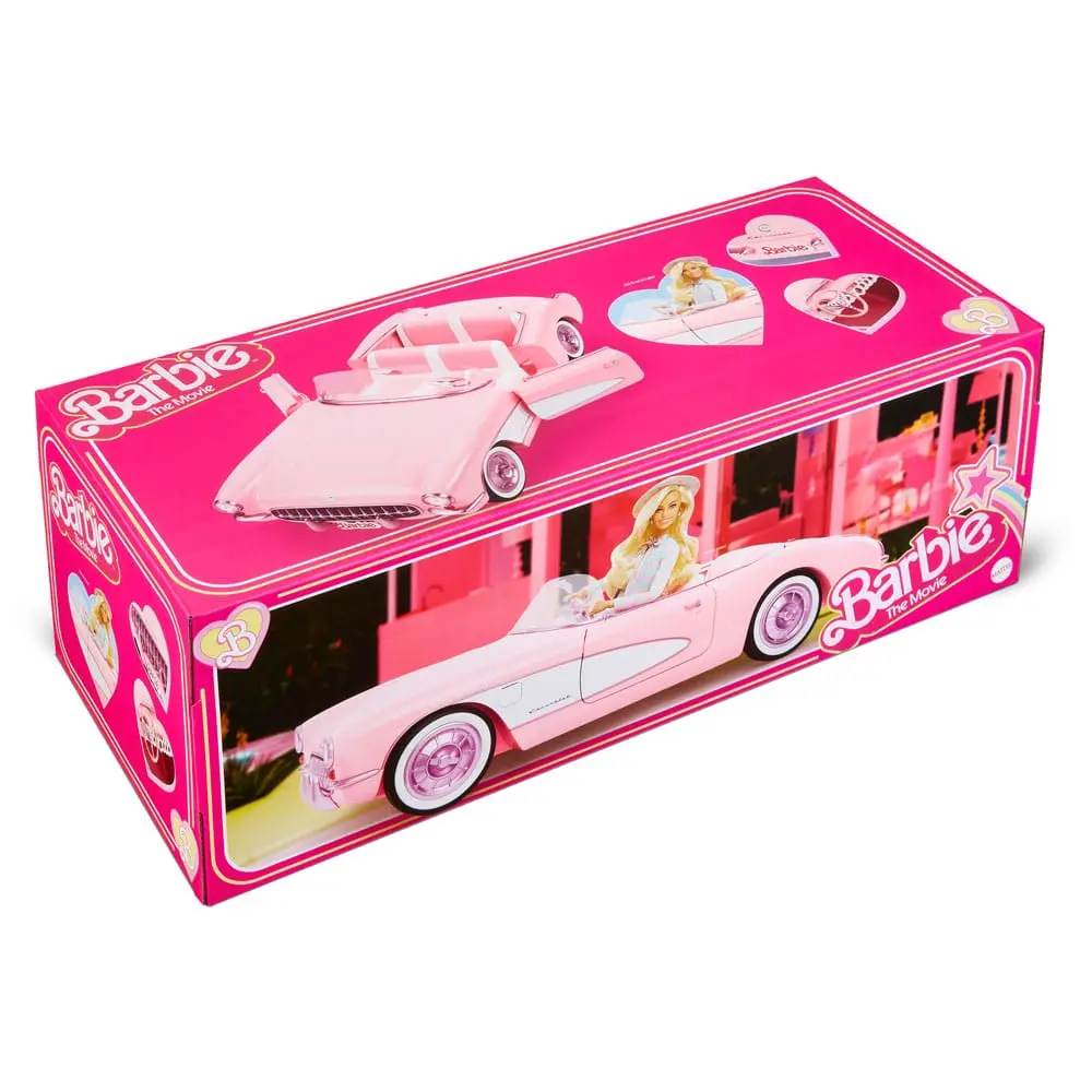 Barbie The Movie Vehicle Pink Corvette Convertible product photo