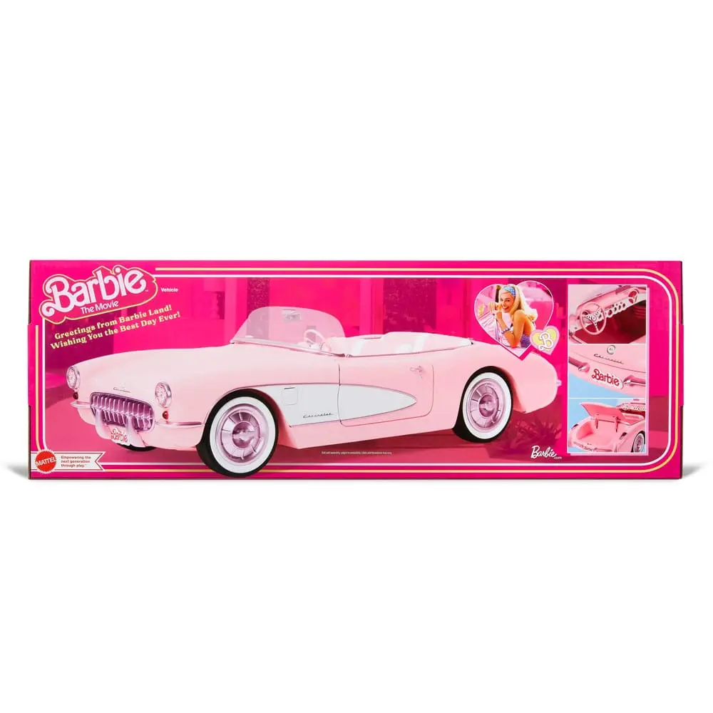 Barbie The Movie Vehicle Pink Corvette Convertible product photo
