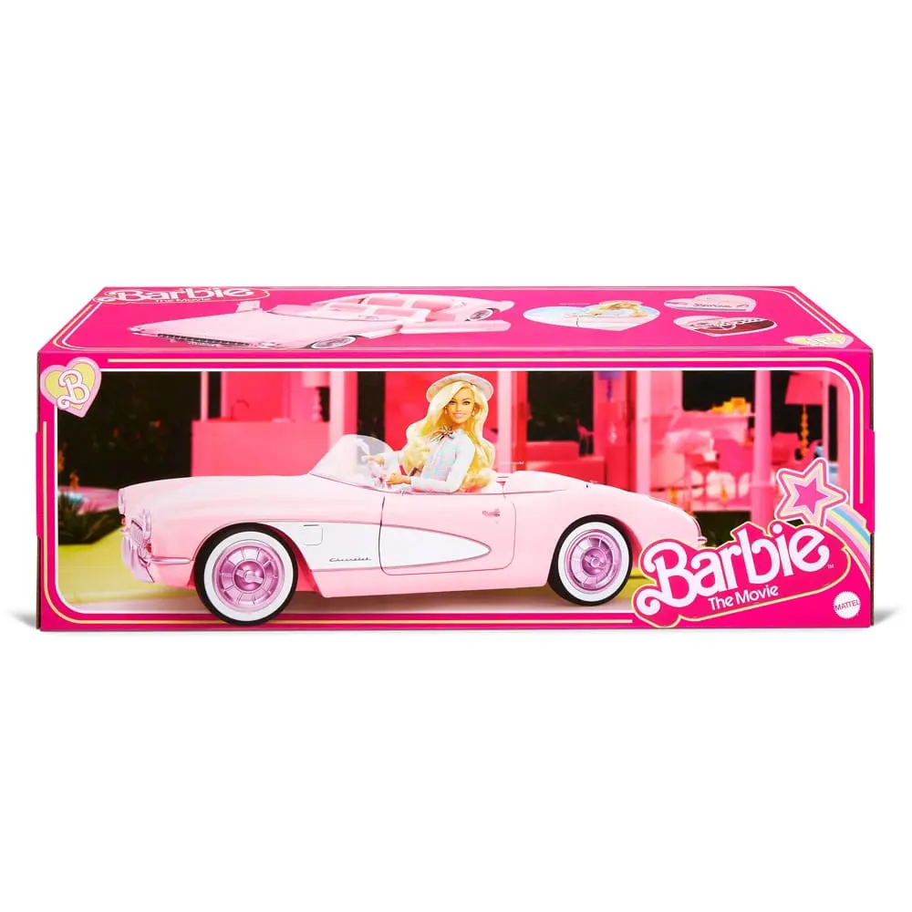 Barbie The Movie Vehicle Pink Corvette Convertible product photo