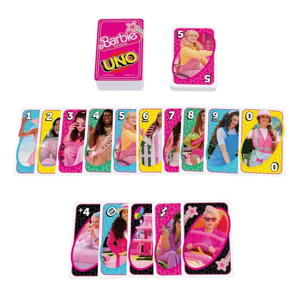Barbie The Movie UNO Card Game product photo