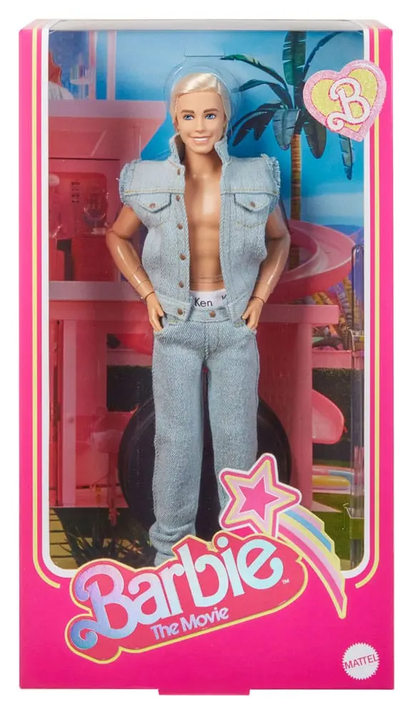 Barbie The Movie Doll Ken Wearing Denim Matching Set product photo