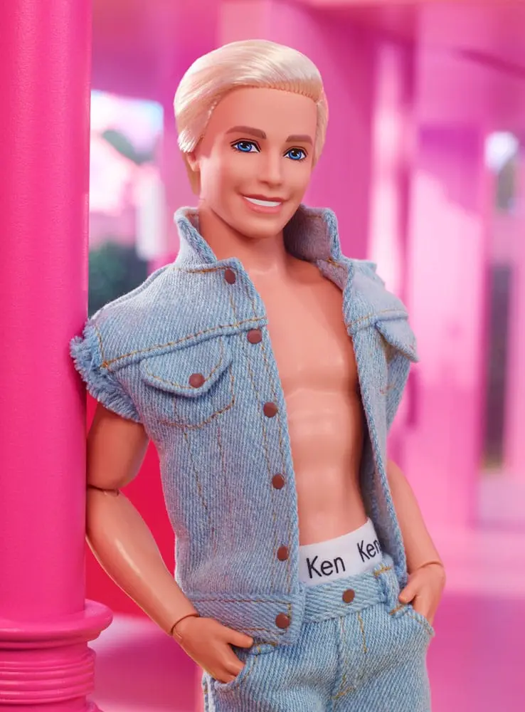 Barbie The Movie Doll Ken Wearing Denim Matching Set product photo