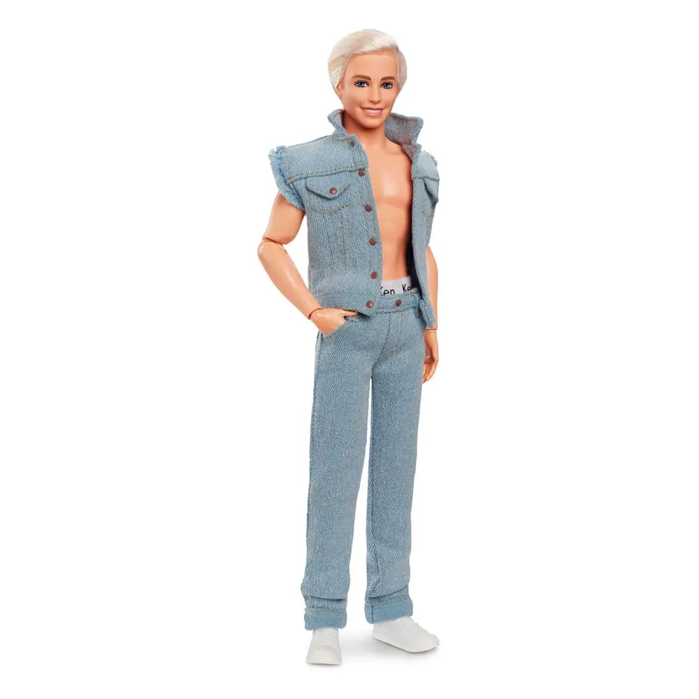 Barbie The Movie Doll Ken Wearing Denim Matching Set product photo