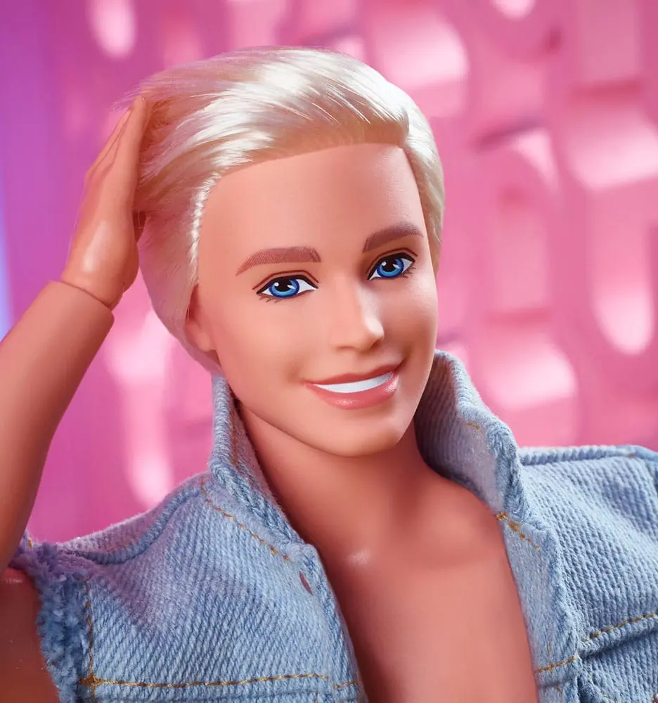 Barbie The Movie Doll Ken Wearing Denim Matching Set product photo