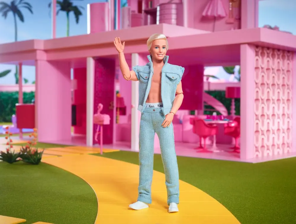 Barbie The Movie Doll Ken Wearing Denim Matching Set product photo
