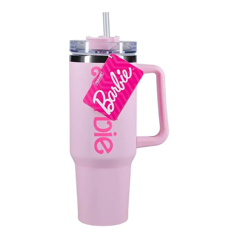 Barbie thermo straw tumbler 1200ml termékfotó