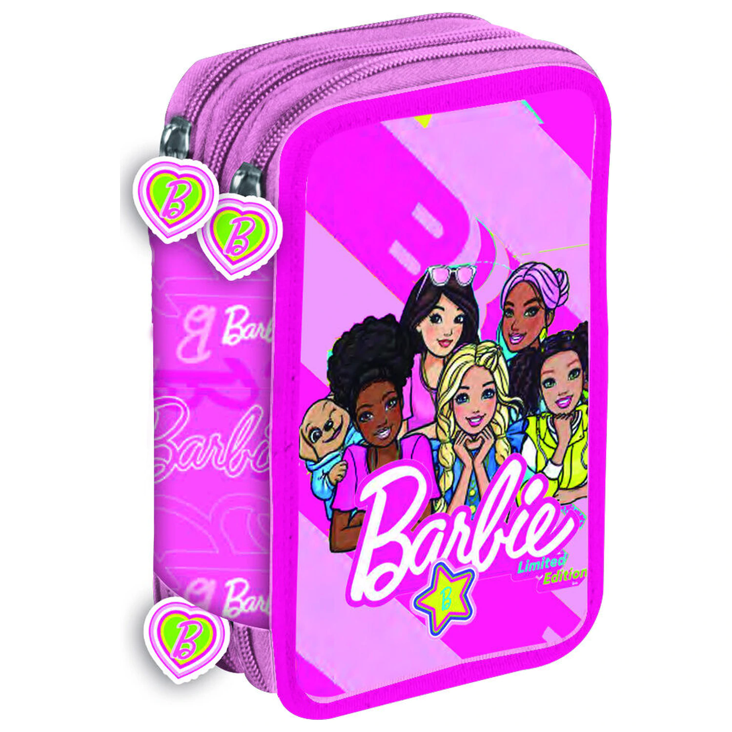Barbie triple pencil case product photo