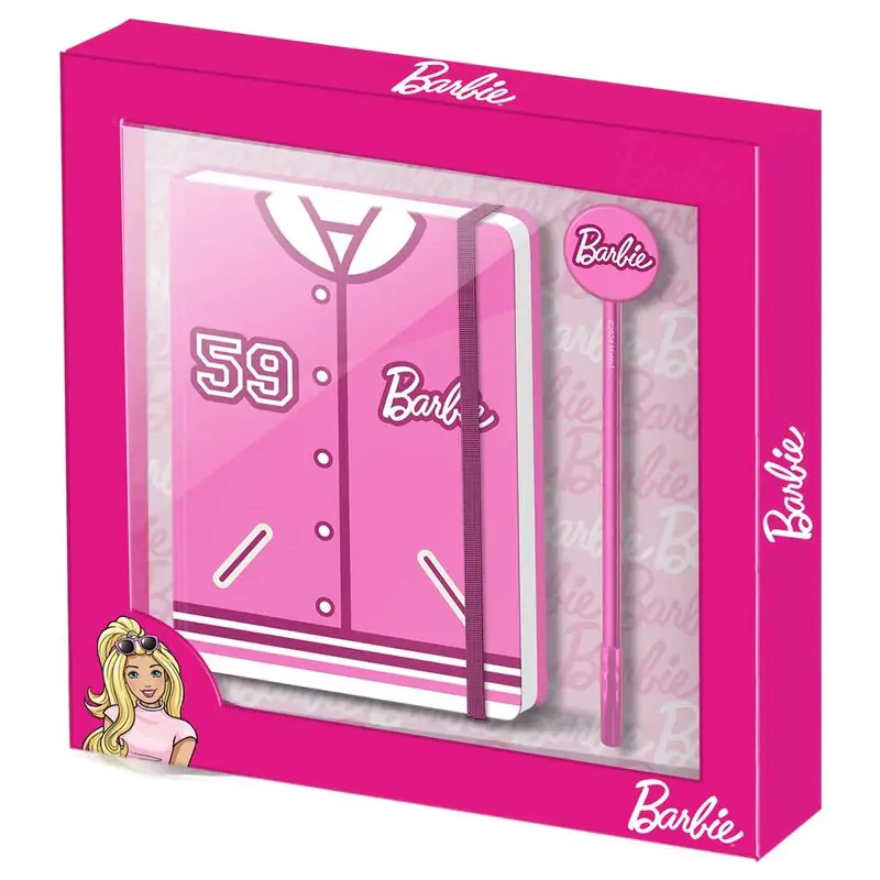 Barbie Varsity diary + pen set termékfotó