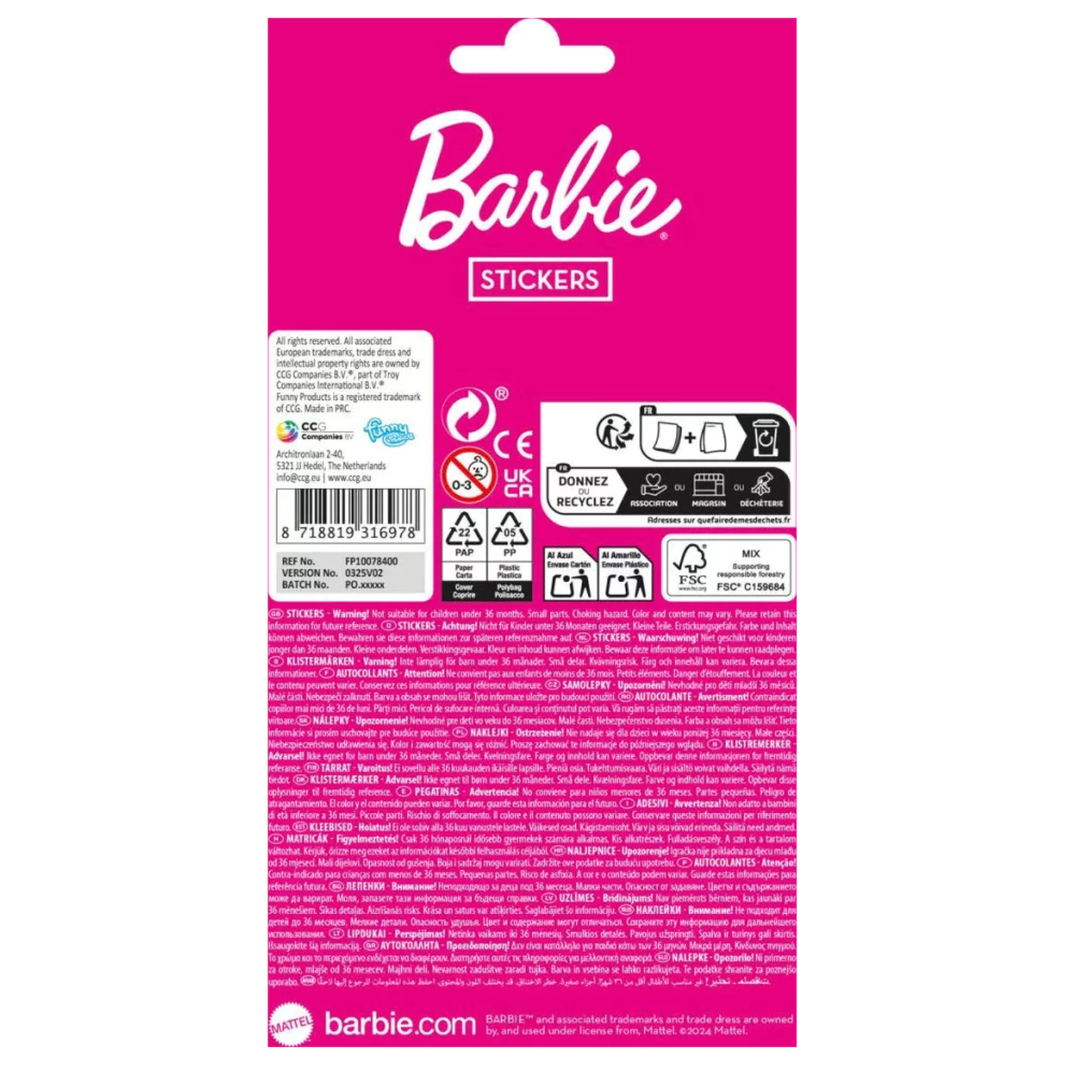 Barbie Vibes sticker product photo