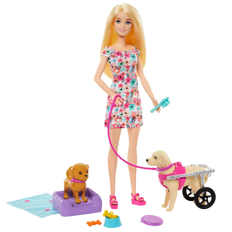 Barbie Walk and Wheel doll product photo