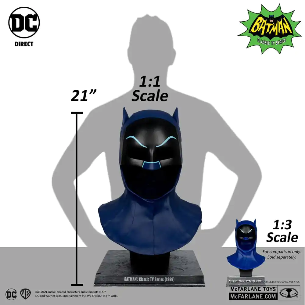 Batman 1966 DC Direct Replica 1/1 Batman Cowl 53 cm termékfotó