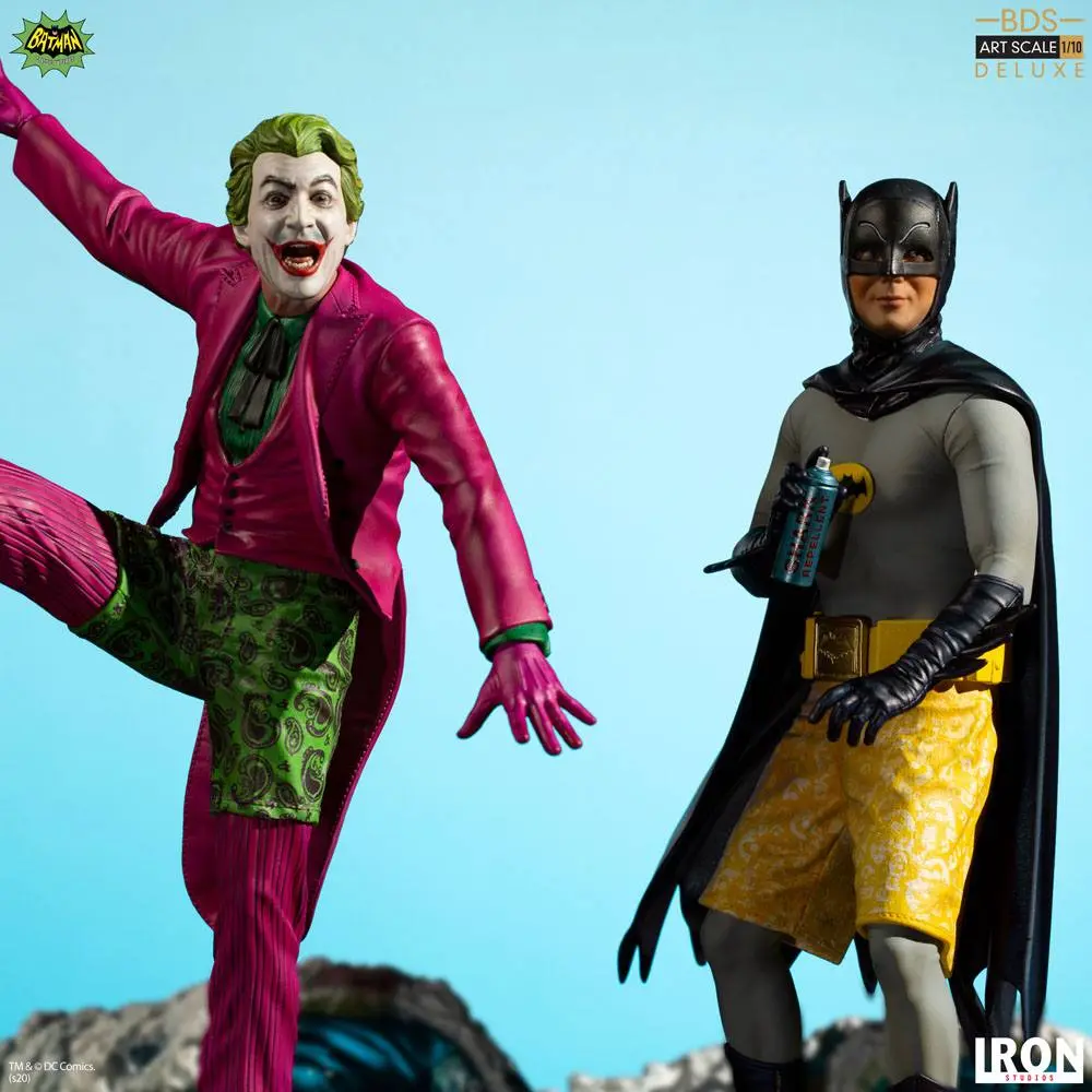 Batman 1966 Deluxe BDS Art Scale Statue 1/10 The Joker 23 cm product photo