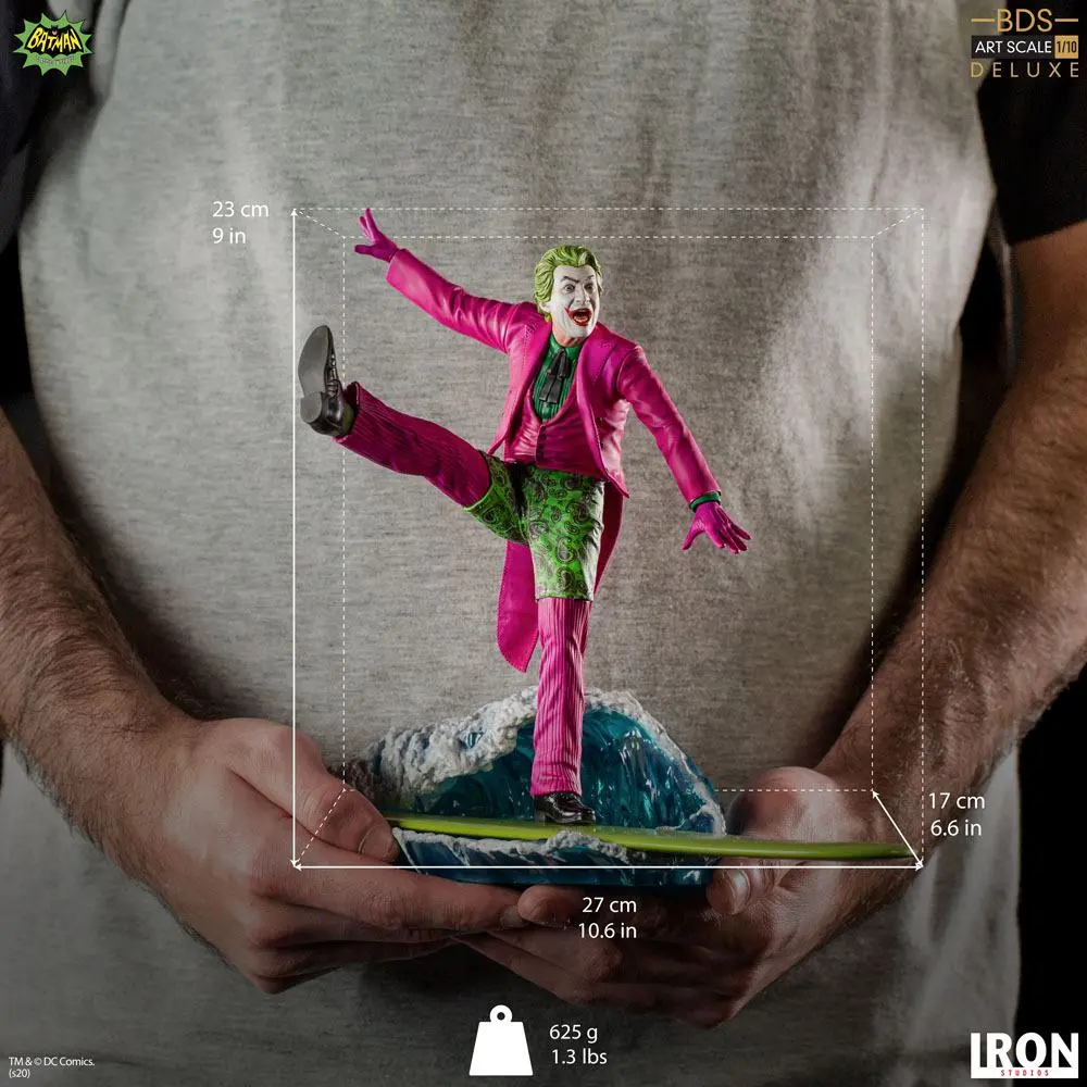 Batman 1966 Deluxe BDS Art Scale Statue 1/10 The Joker 23 cm product photo