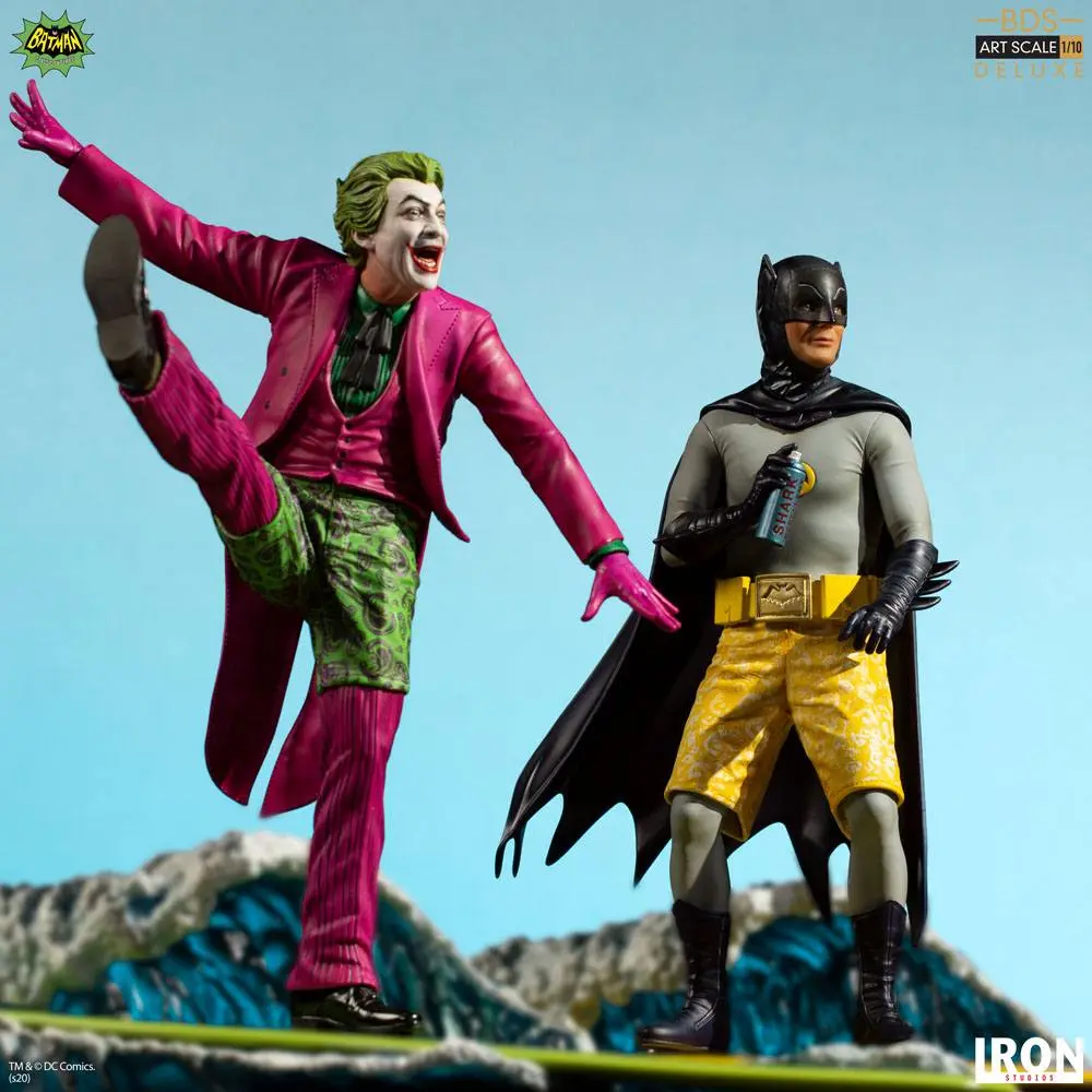 Batman 1966 Deluxe BDS Art Scale Statue 1/10 The Joker 23 cm product photo