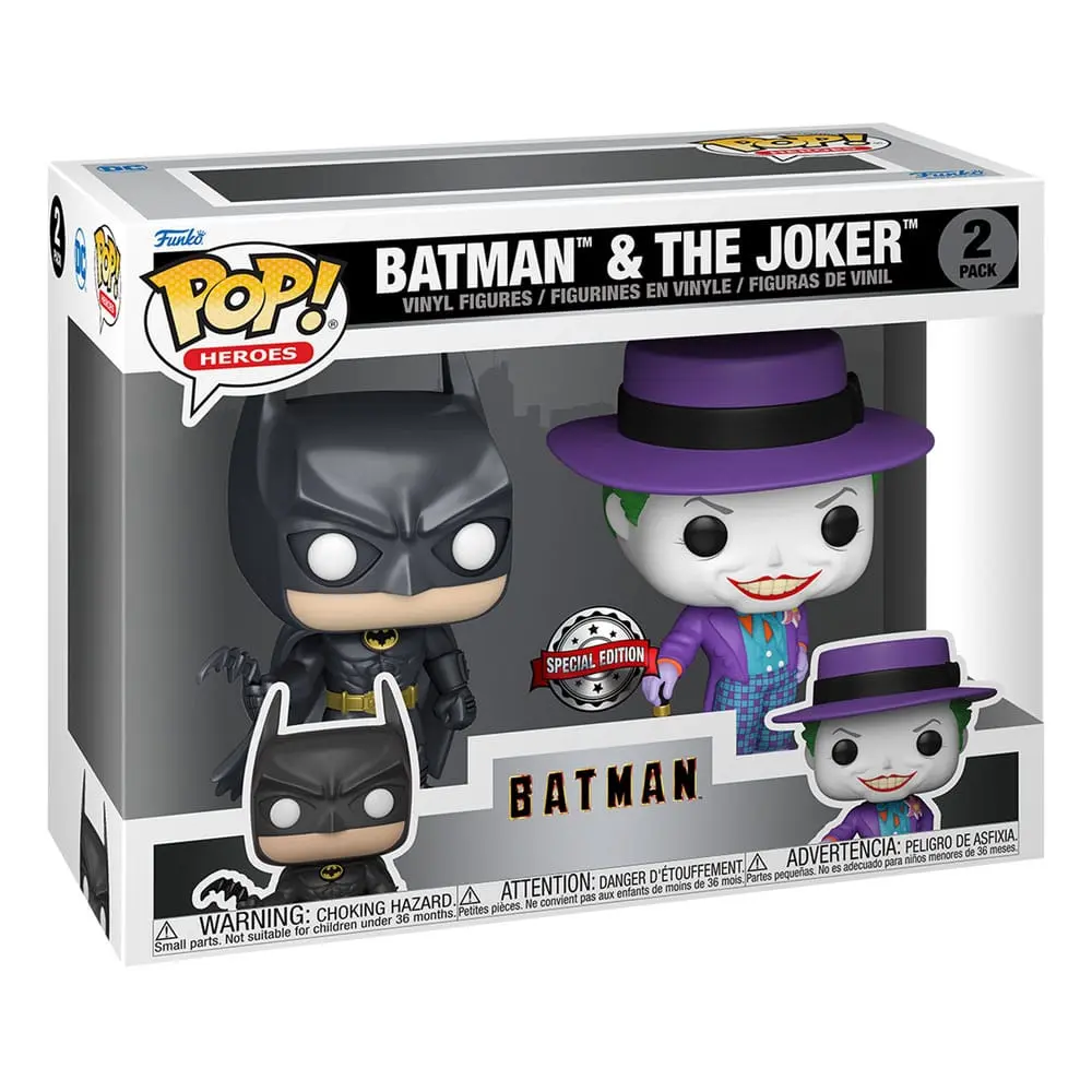 Batman (1989) POP! Heroes Vinyl Figures 2-Pack Batman & The Joker 9 cm termékfotó