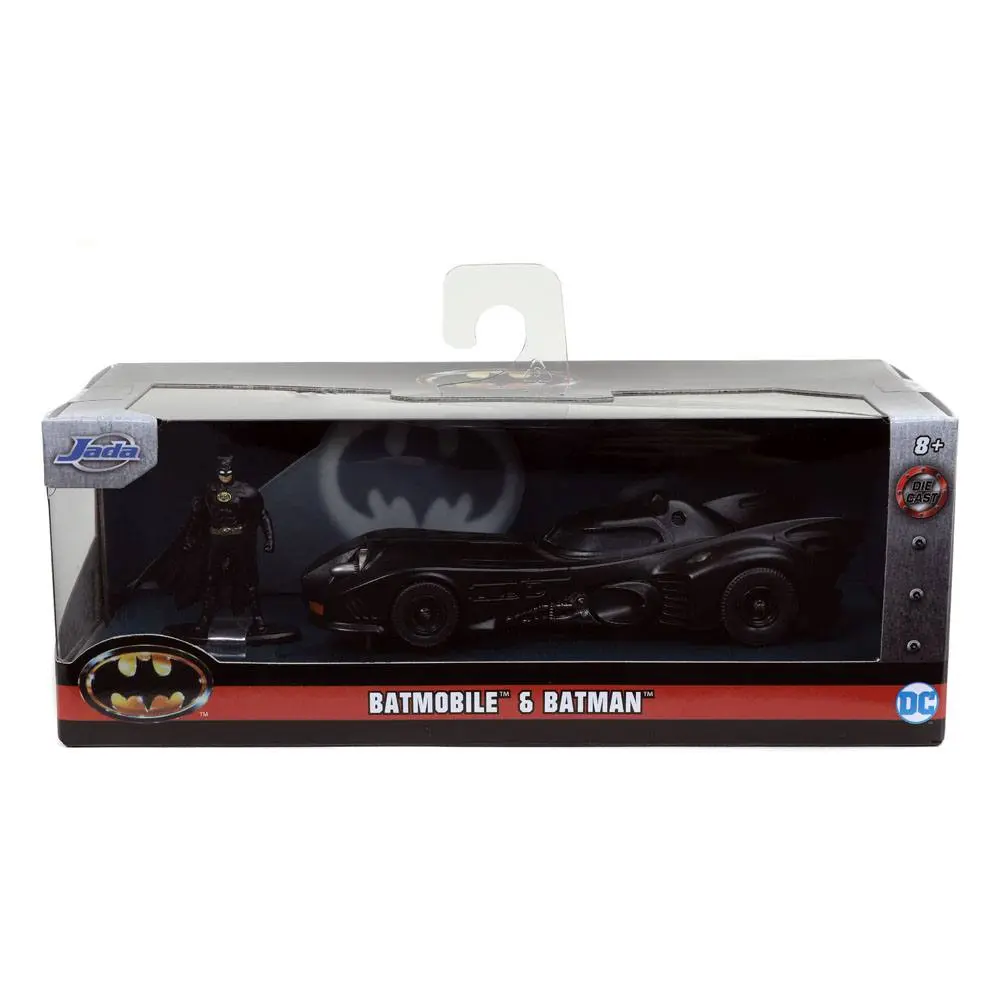 Batman 1989 Hollywood Rides Diecast Model 1/32 1989 Batmobile with Figure termékfotó