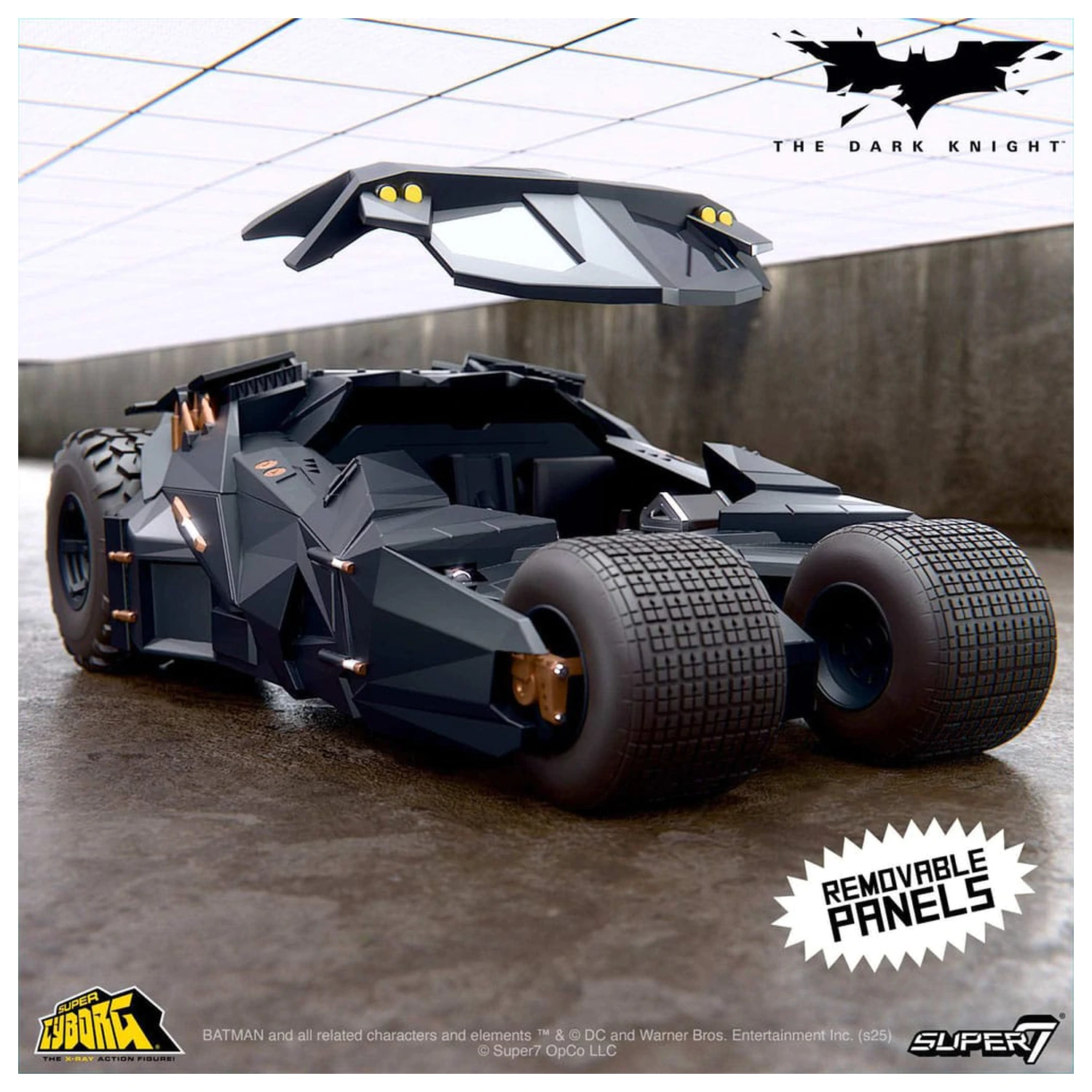 Batman 1989 Super Cyborg Vehicle Batmobile Tumbler (Full Color) 33 cm   product photo