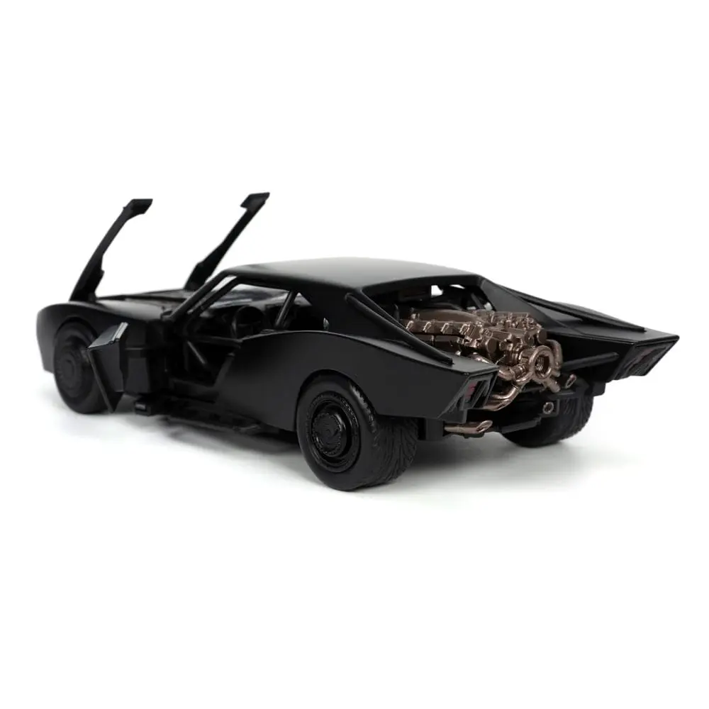 Batman 2022 Hollywood Rides Diecast Model 1/24 2022 Batmobile with Figure termékfotó