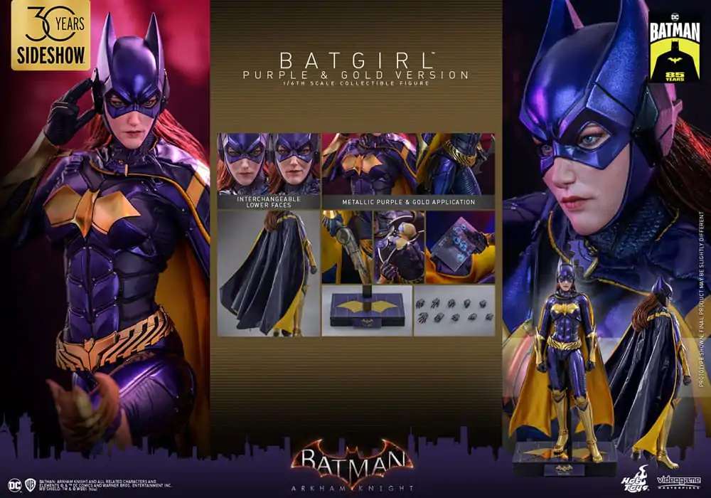 Batman Arkham Knight Videogame Masterpiece Action Figure 1/6 Batgirl (Purple and Gold Version) Exclusive 30 cm termékfotó