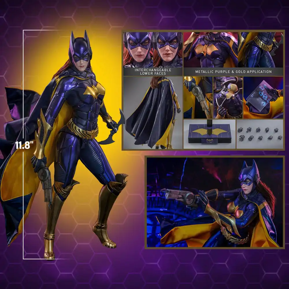 Batman Arkham Knight Videogame Masterpiece Action Figure 1/6 Batgirl (Purple and Gold Version) Exclusive 30 cm termékfotó