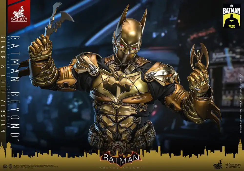 Batman: Arkham Knight Videogame Masterpiece Action Figure 1/6 Batman Beyond (Black & Gold Version) 32 cm product photo