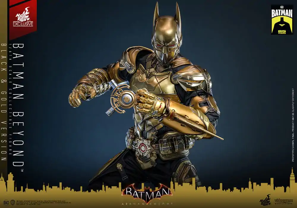 Batman: Arkham Knight Videogame Masterpiece Action Figure 1/6 Batman Beyond (Black & Gold Version) 32 cm product photo