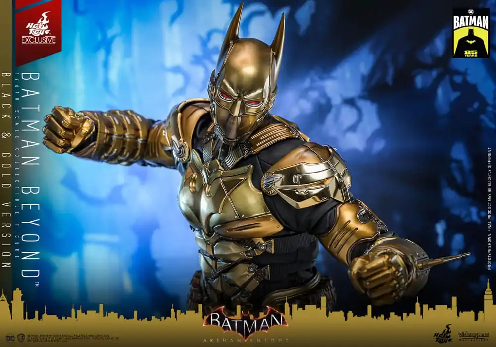 Batman: Arkham Knight Videogame Masterpiece Action Figure 1/6 Batman Beyond (Black & Gold Version) 32 cm product photo