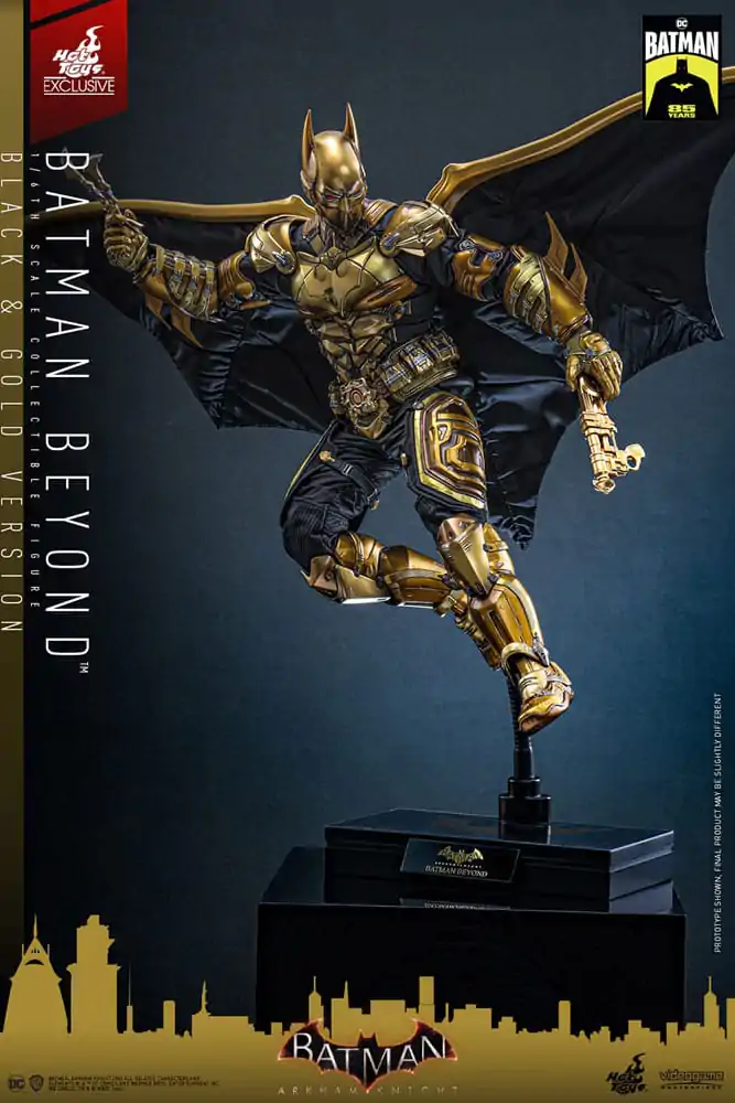 Batman: Arkham Knight Videogame Masterpiece Action Figure 1/6 Batman Beyond (Black & Gold Version) 32 cm product photo