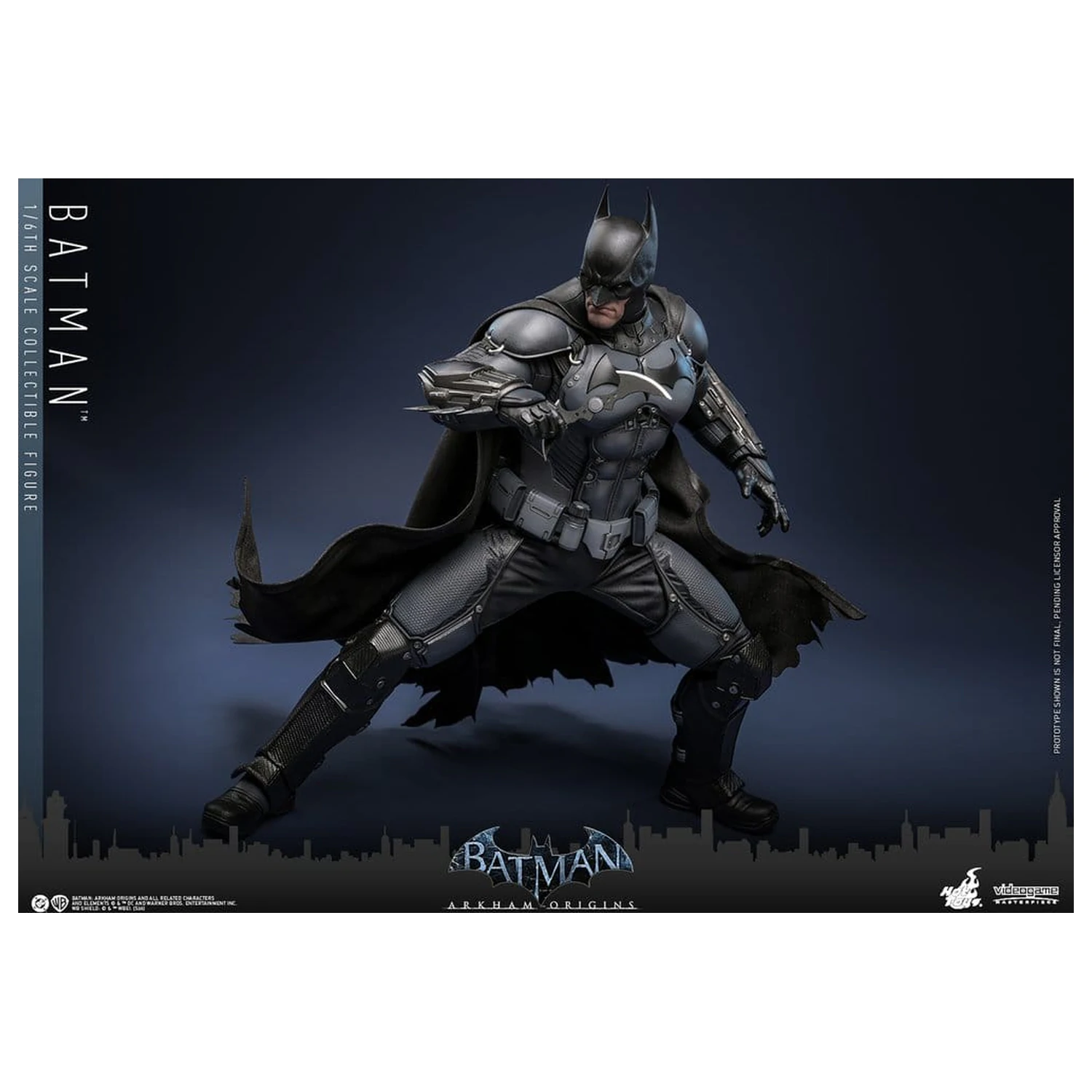 Batman Arkham Origins Videogame Masterpiece Action Figure 1/6 Batman 33 cm product photo