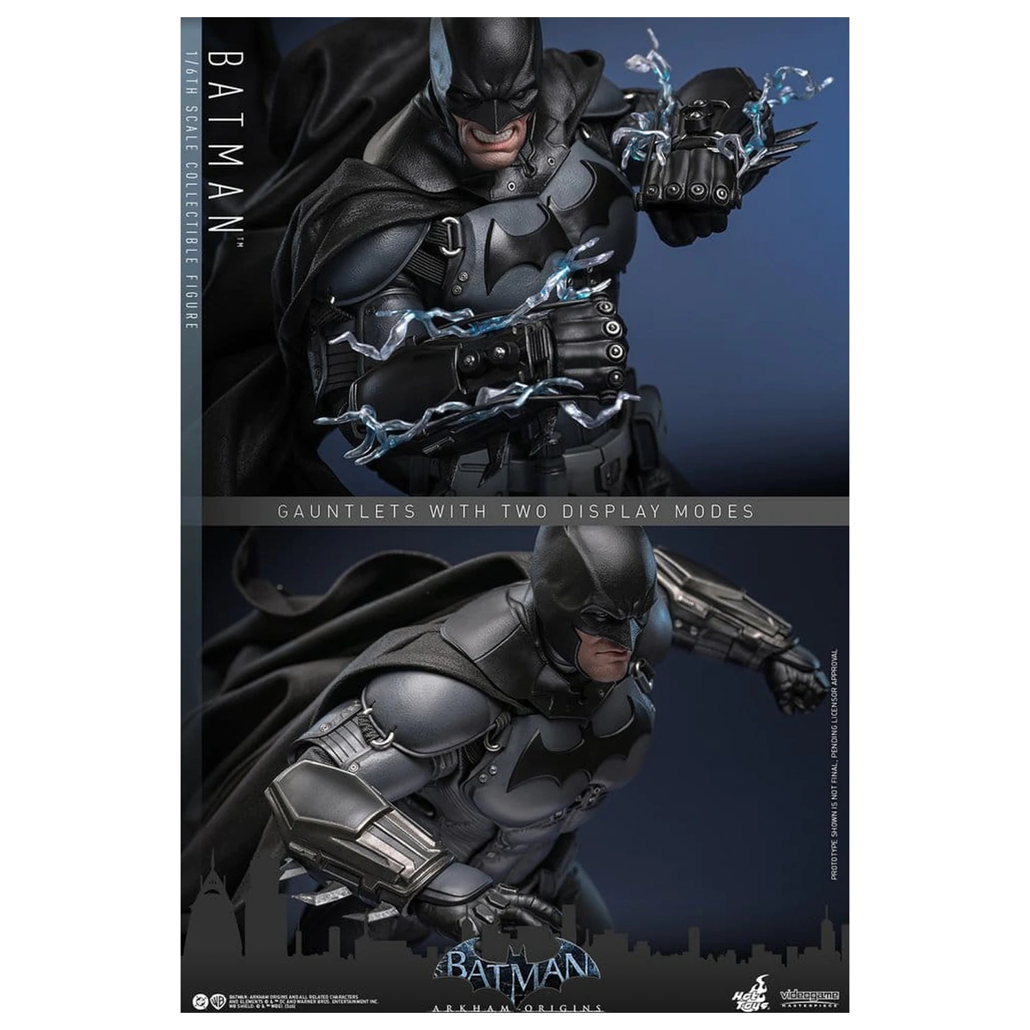 Batman Arkham Origins Videogame Masterpiece Action Figure 1/6 Batman 33 cm product photo