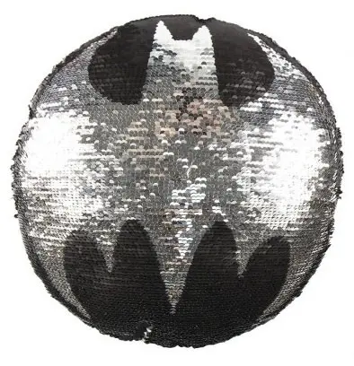Batman Reversible Sequin Shaped Cushion 30 cm product photo