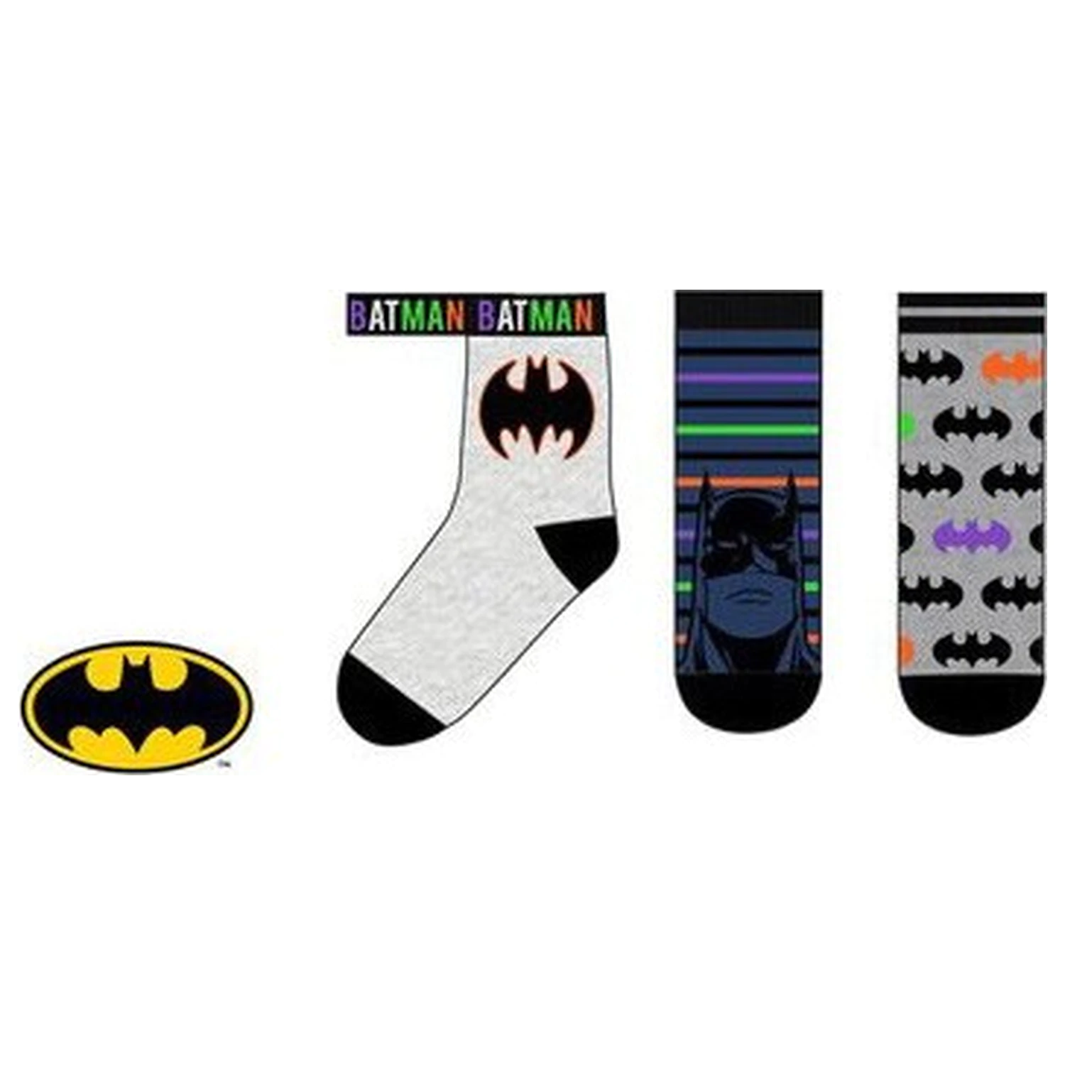 Batman Call Sign Dark children's socks 27/30 product photo