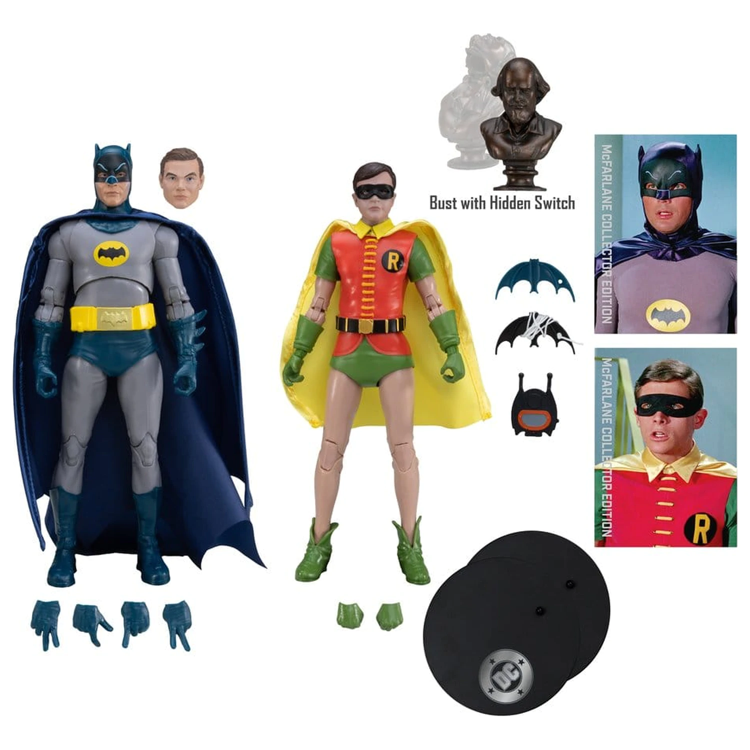 Batman Classic TV Series DC Multiverse McFarlane Collector Edition Action Figure 2-Pack Batman and Robin 18 cm product photo
