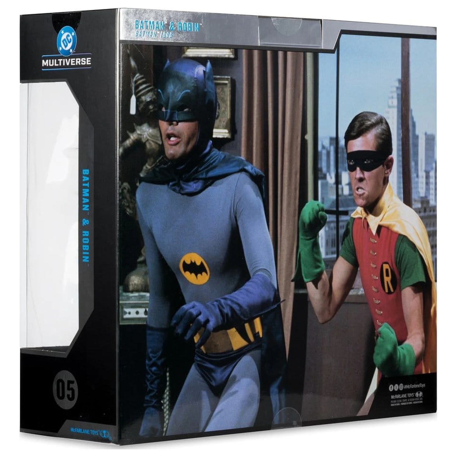 Batman Classic TV Series DC Multiverse McFarlane Collector Edition Action Figure 2-Pack Batman and Robin 18 cm product photo