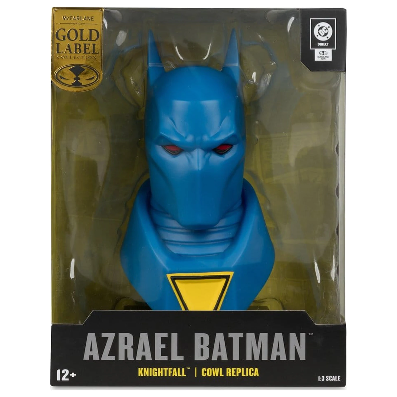 Batman DC Direct Mini-Replica 1/3 Azrael Batman Mask (Batman: Knightfall) (Gold Label Collection) 18 cm product photo