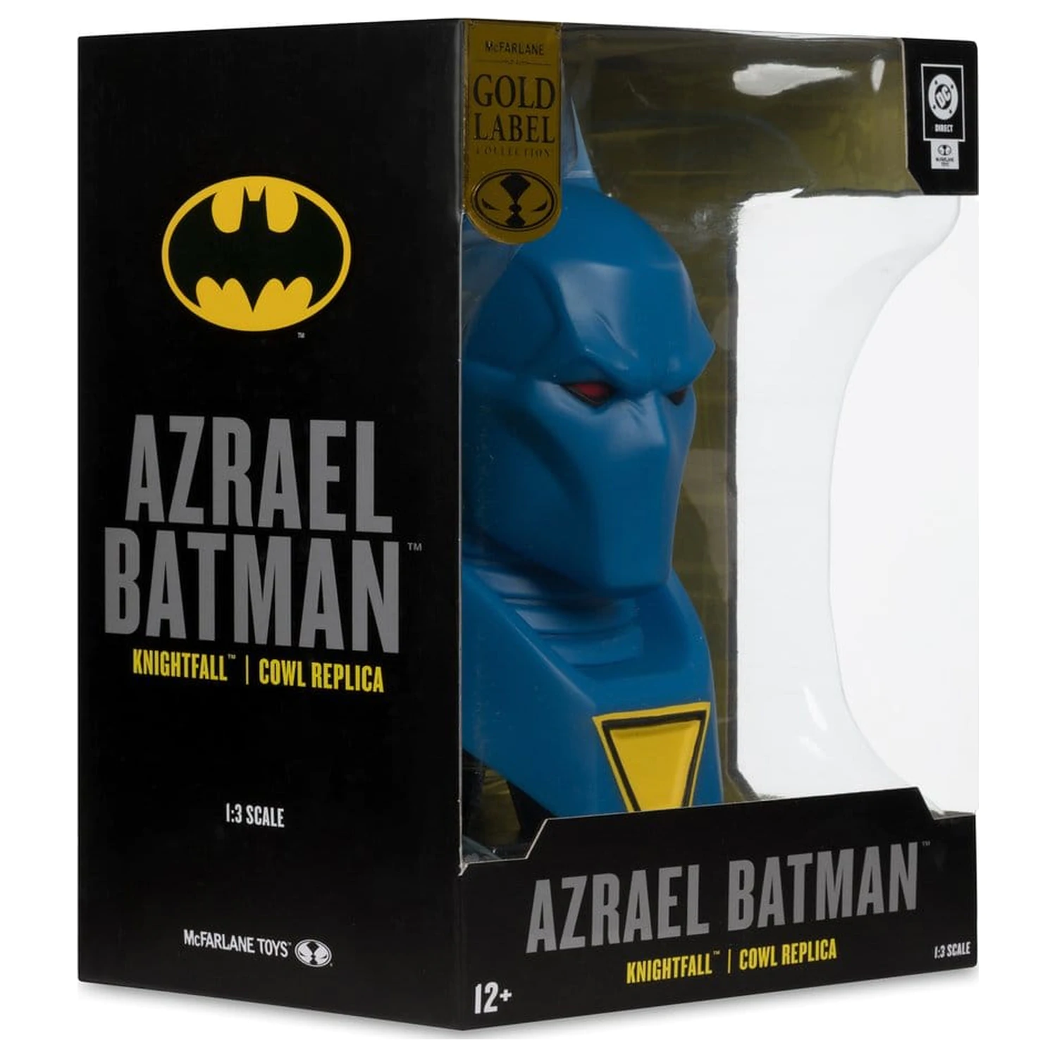 Batman DC Direct Mini-Replica 1/3 Azrael Batman Mask (Batman: Knightfall) (Gold Label Collection) 18 cm product photo